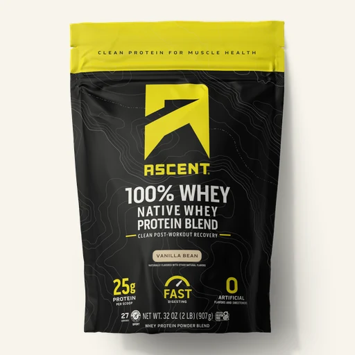 Ascent Native Fuel Whey, Vanilla Bean
