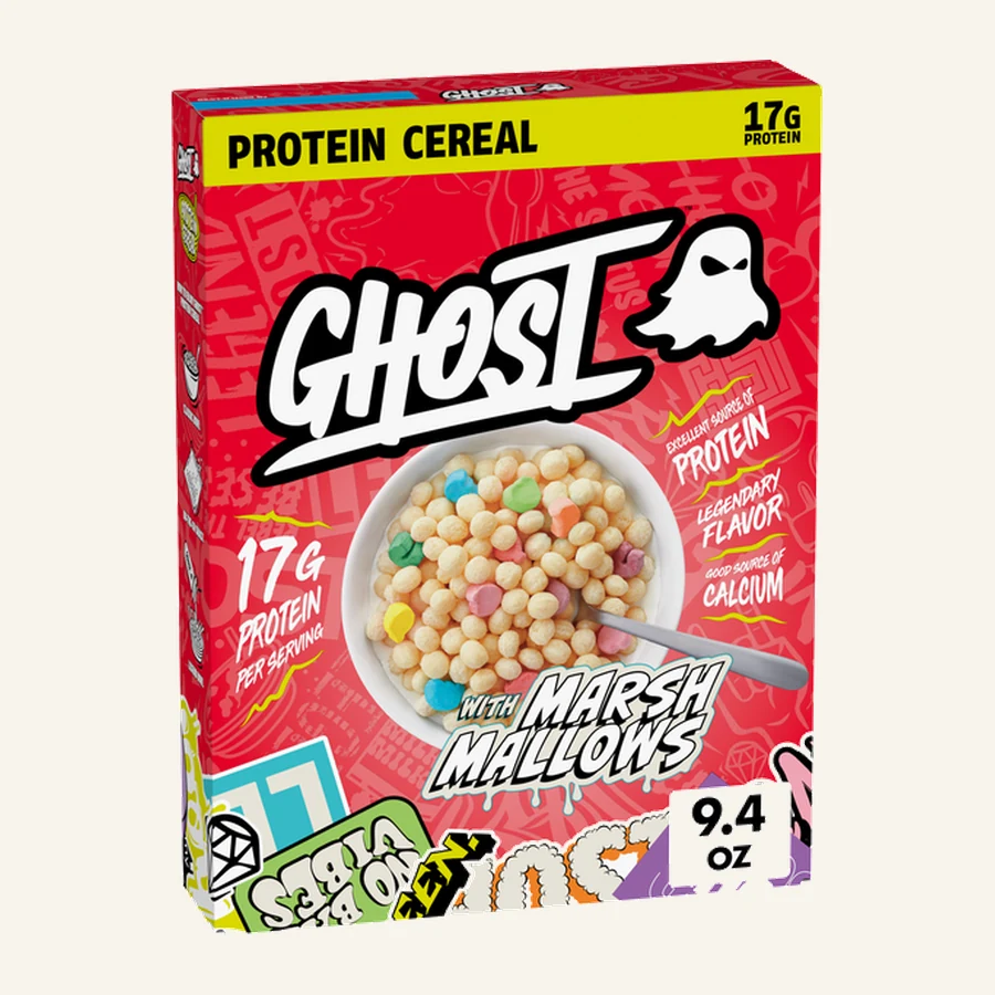 Ghost Lucky Charms Protein Cereal Bowl