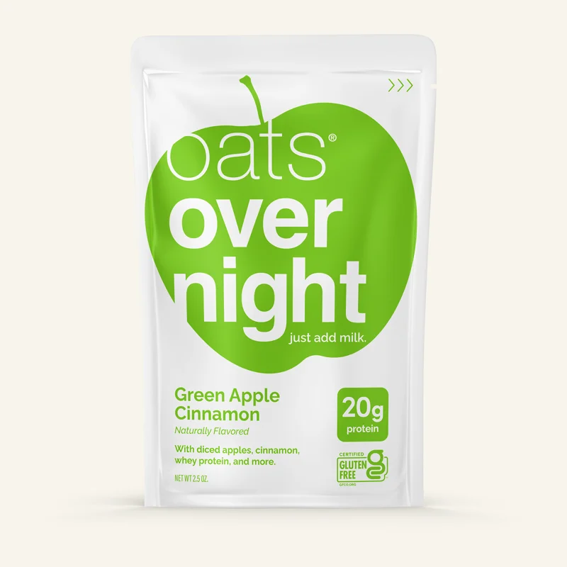 Green Apple Cinnamon Overnight Oats