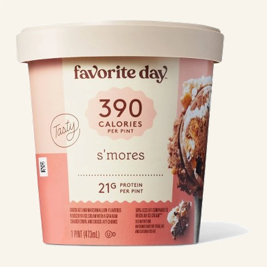 Favorite Day S'mores Reduced Fat Ice Cream pint