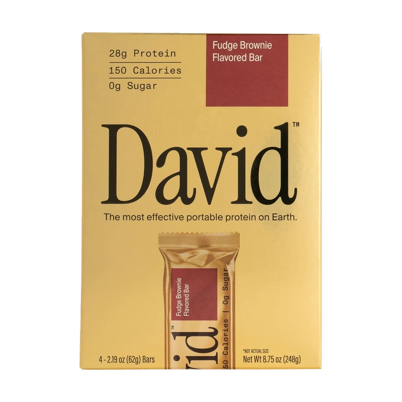 David Gold Fudge Brownie Protein Bar