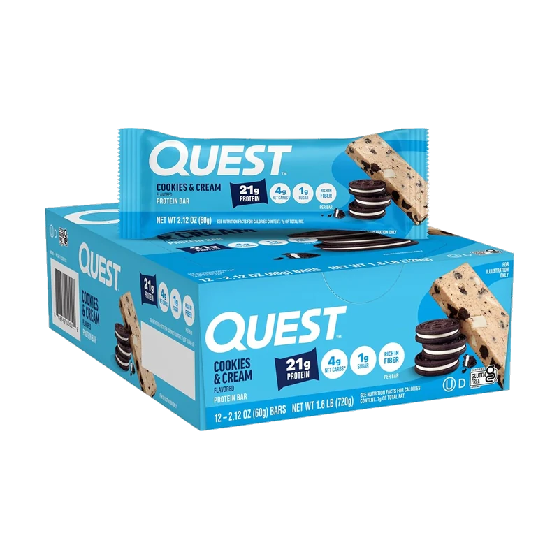 Quest Cookies & Cream Protein Bar