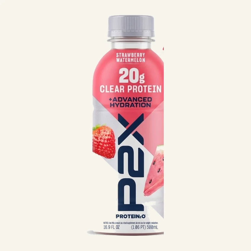 P2X Clear Protein Strawberry Watermelon 16.9 fl oz bottle