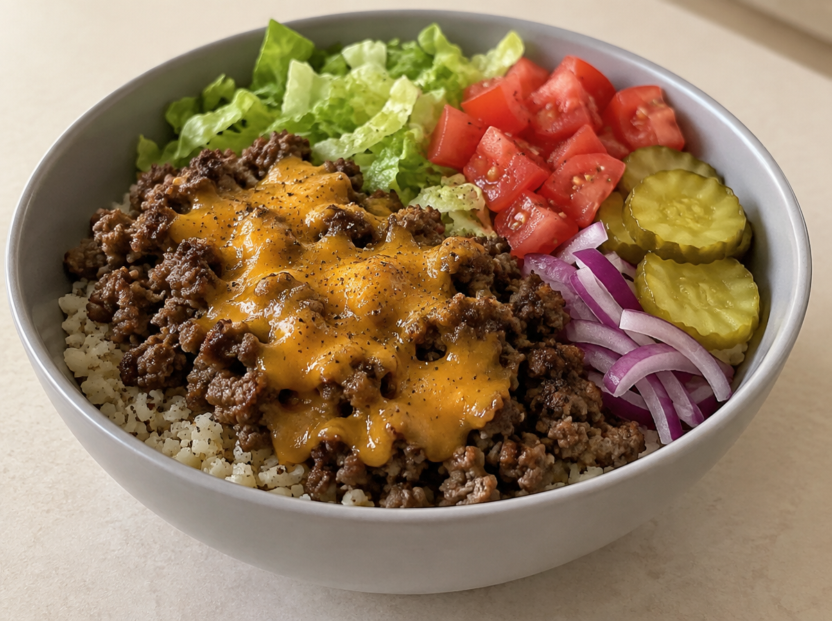 Cheeseburger Bowl
