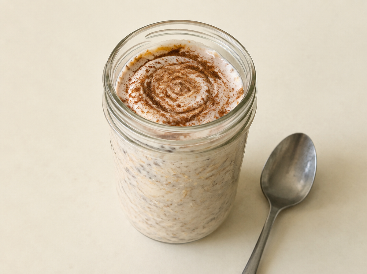 Cinnamon Swirl Overnight Oats