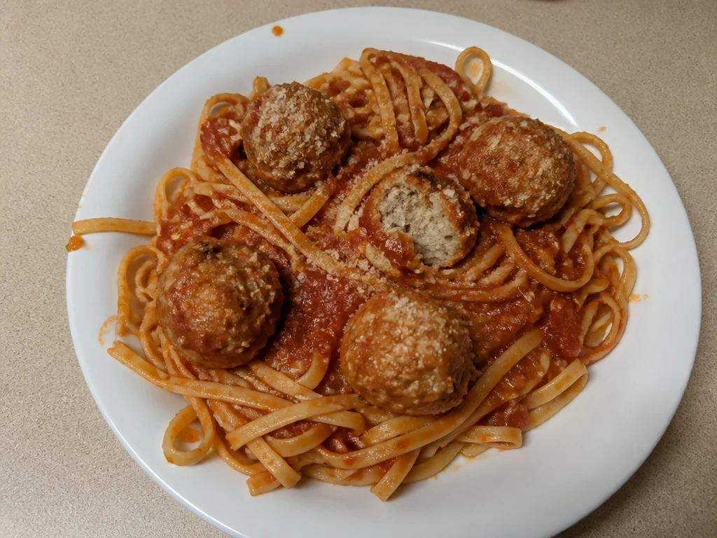Italian Chicken Meatball Protein Pasta
