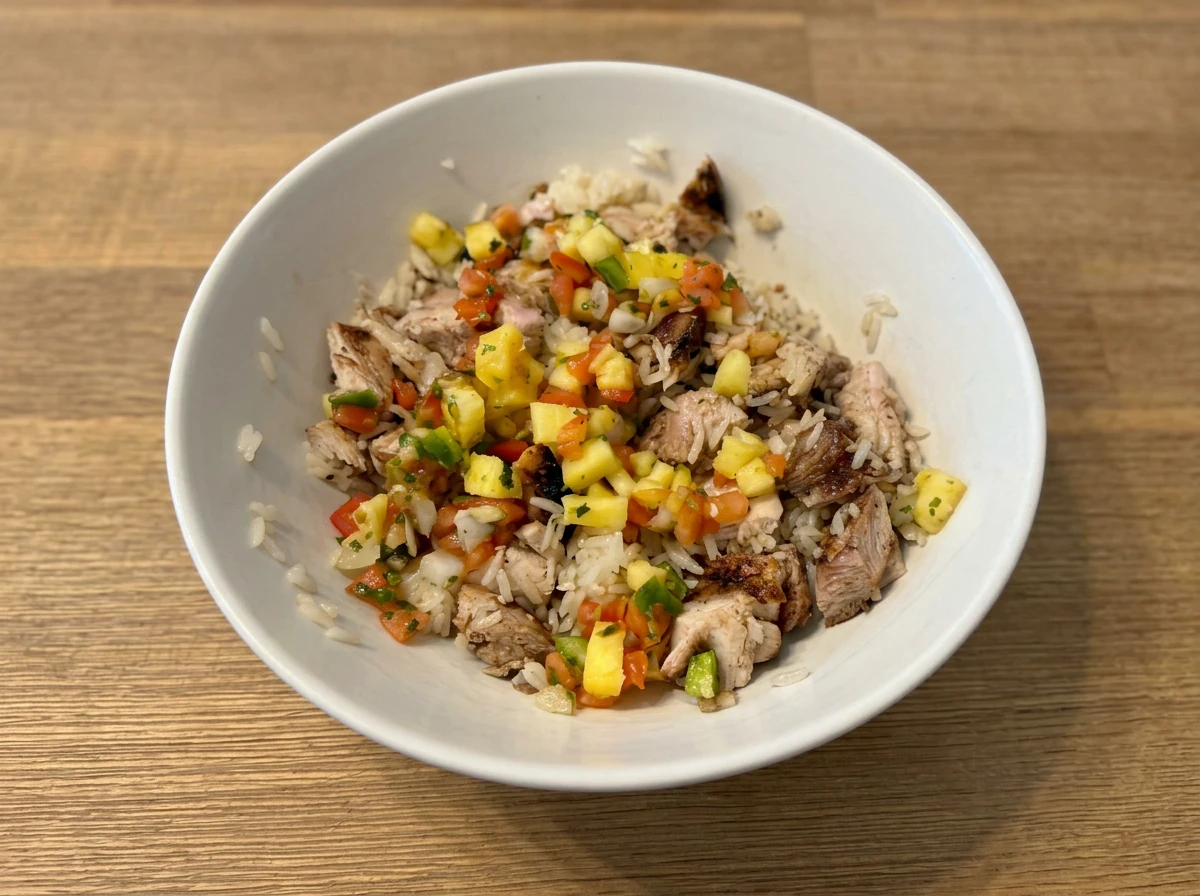 Jerk Chicken & Pineapple Rice Bowl