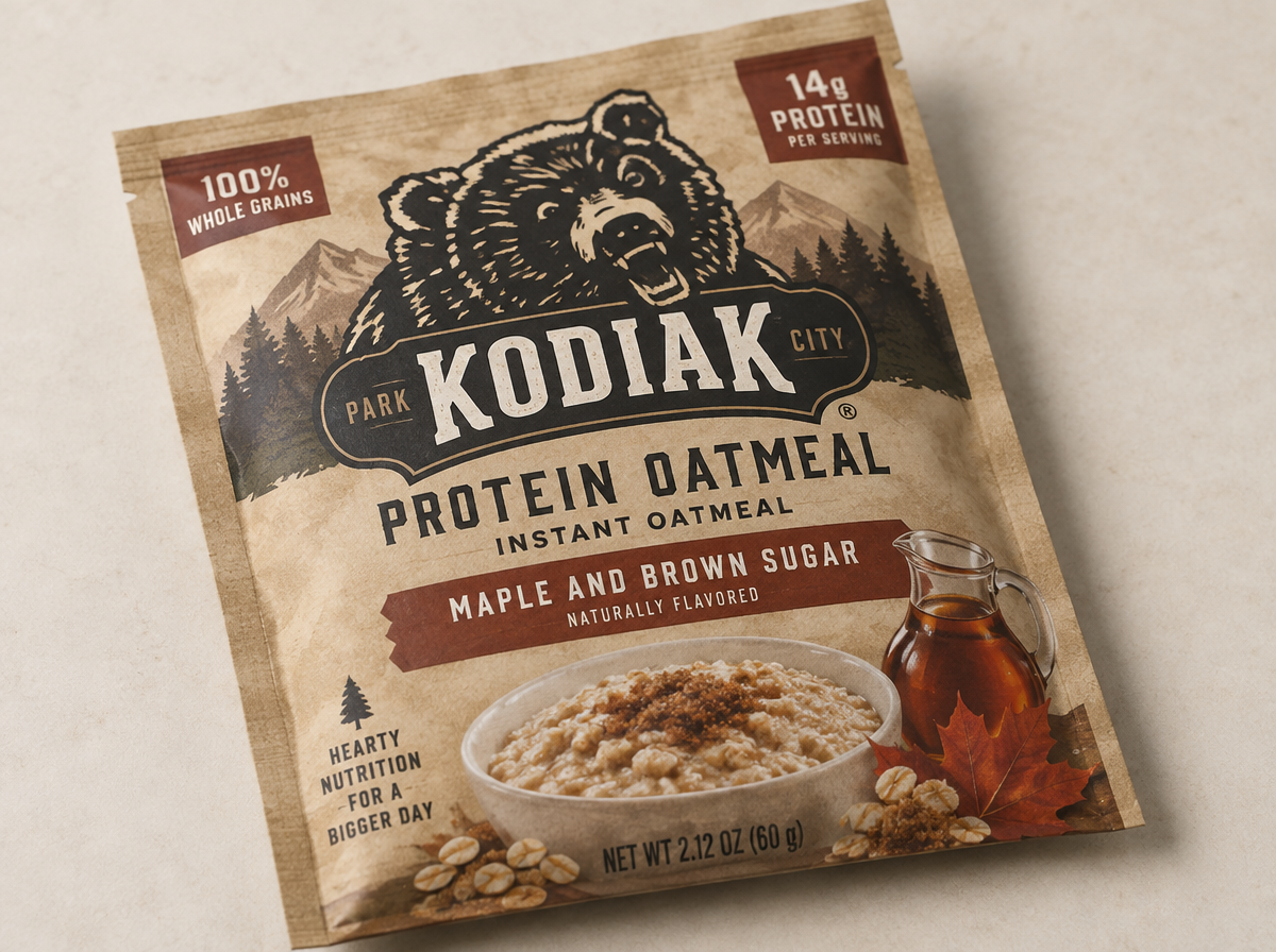 Kodiak Peak Maple and Brown Sugar oatmeal packet