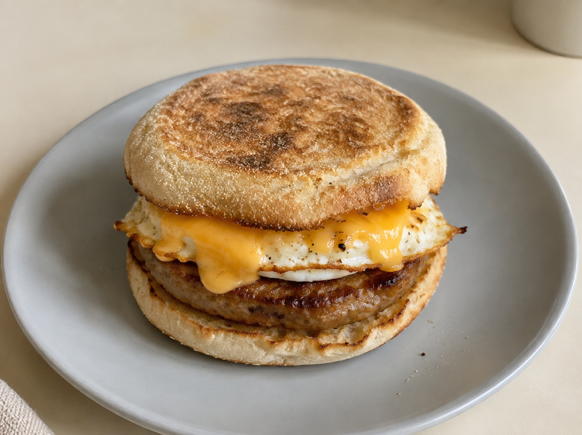 Sausage & Egg English Muffin