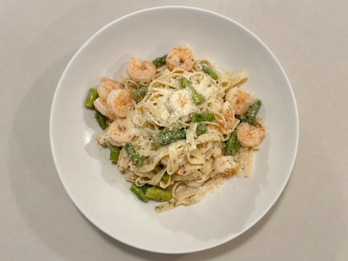 Shrimp Scampi Protein Pasta