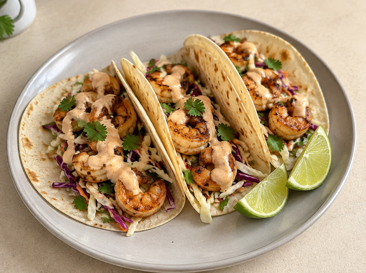 Shrimp Street Tacos