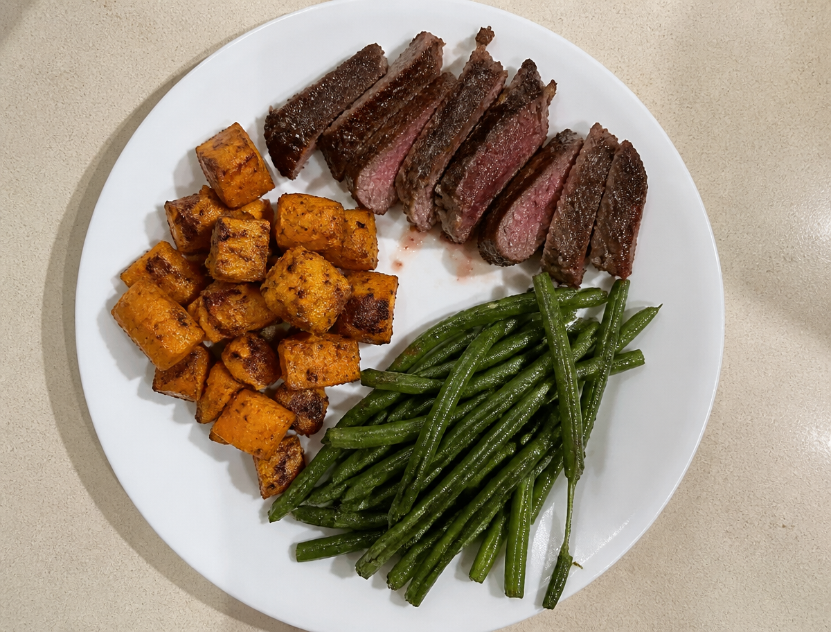 Sirloin, Sweet Potato & Green Beans