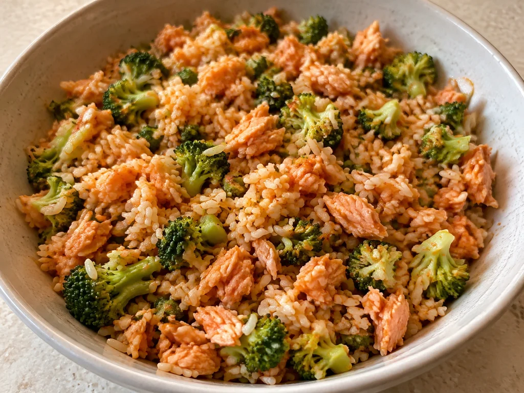 Sriracha Salmon Rice Bowl