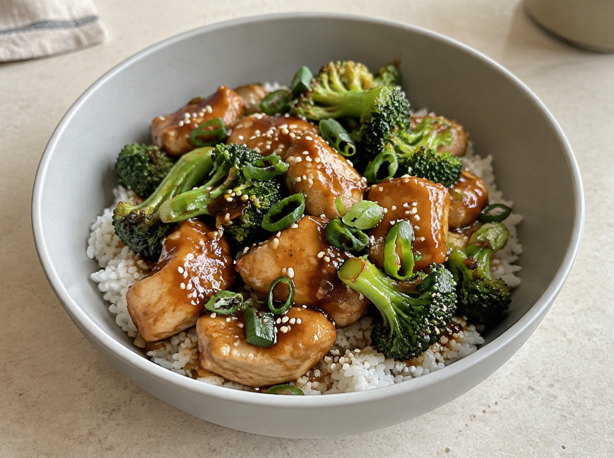 Teriyaki Chicken & Broccoli Bowl