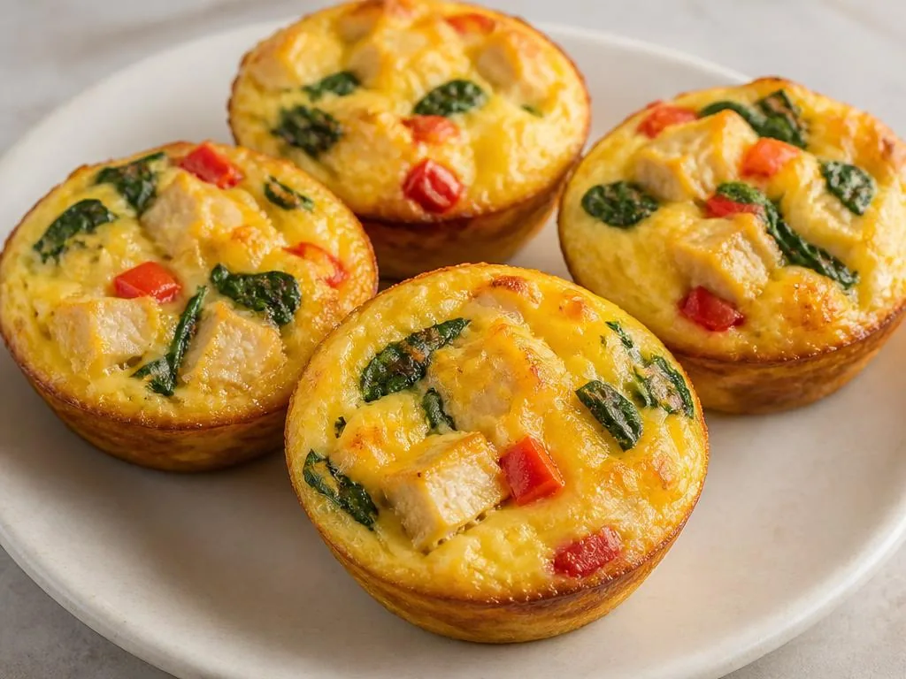 Turkey and Cheddar Egg Cups