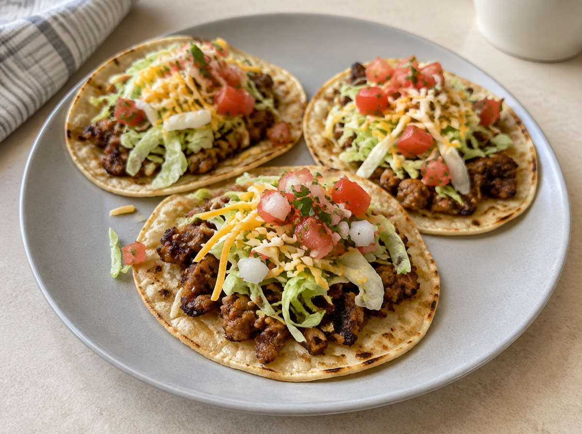 Turkey Smash Tacos