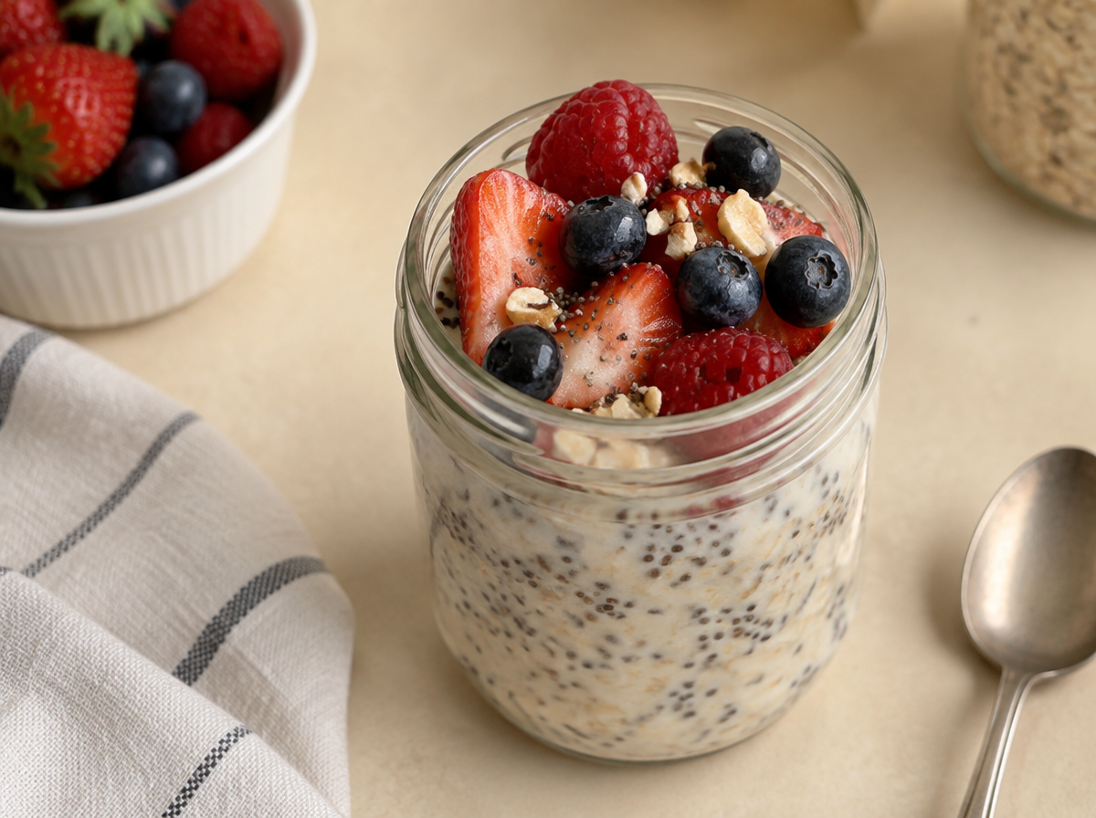 Vanilla Protein Overnight Oats